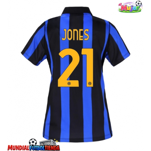 Camiseta Inter Milan Curtis Jones #21 Primera Equipación Replica 2026-27 para mujer mangas cortas